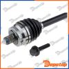 Demi-Arbre de Transmission gauche pour AUDI | NPW-AU-029, 24797